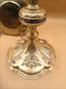 calice en argent doré , emaux , fleurdelysé , diamants fin XIX°