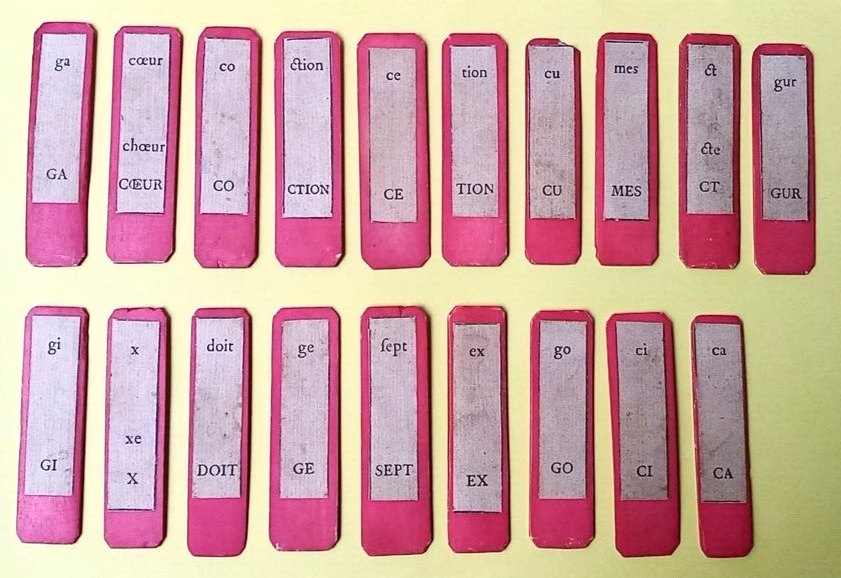 Ancien jeu éducatif