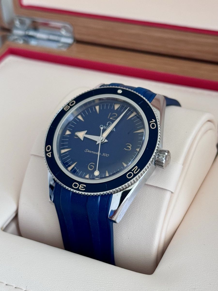 Omega Seamaster 300 Master Co-Axial cadran bleu 41 mm