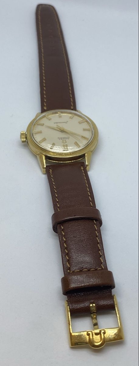 Montre Vintage Omega Seamaster Automatique Bumper Or 18 Carats