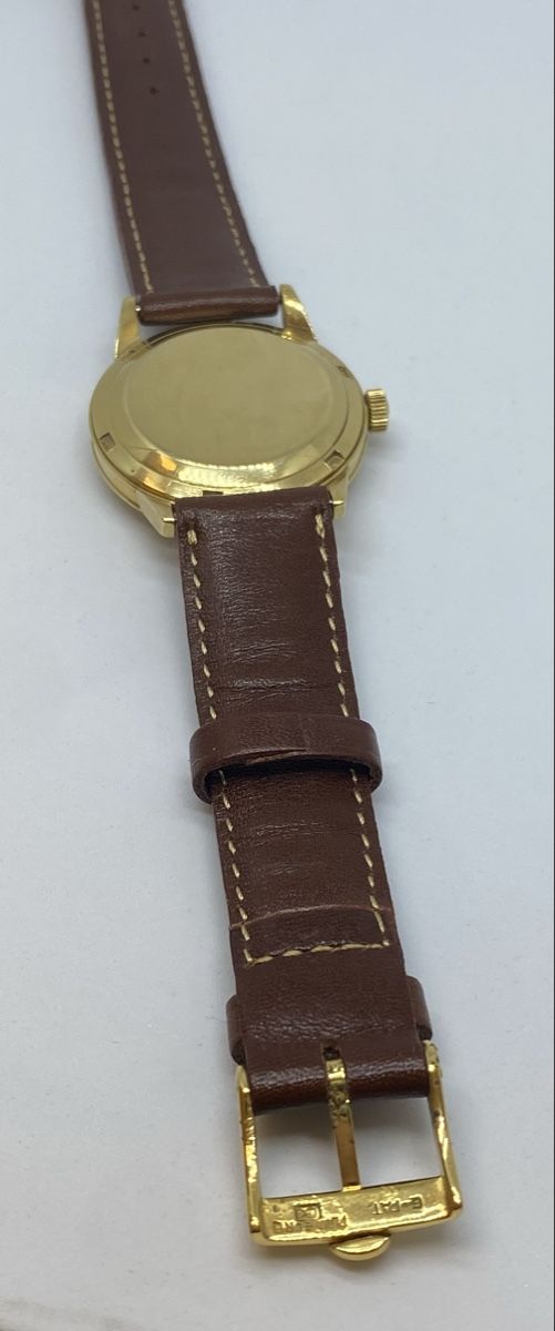 Montre Vintage Omega Seamaster Automatique Bumper Or 18 Carats