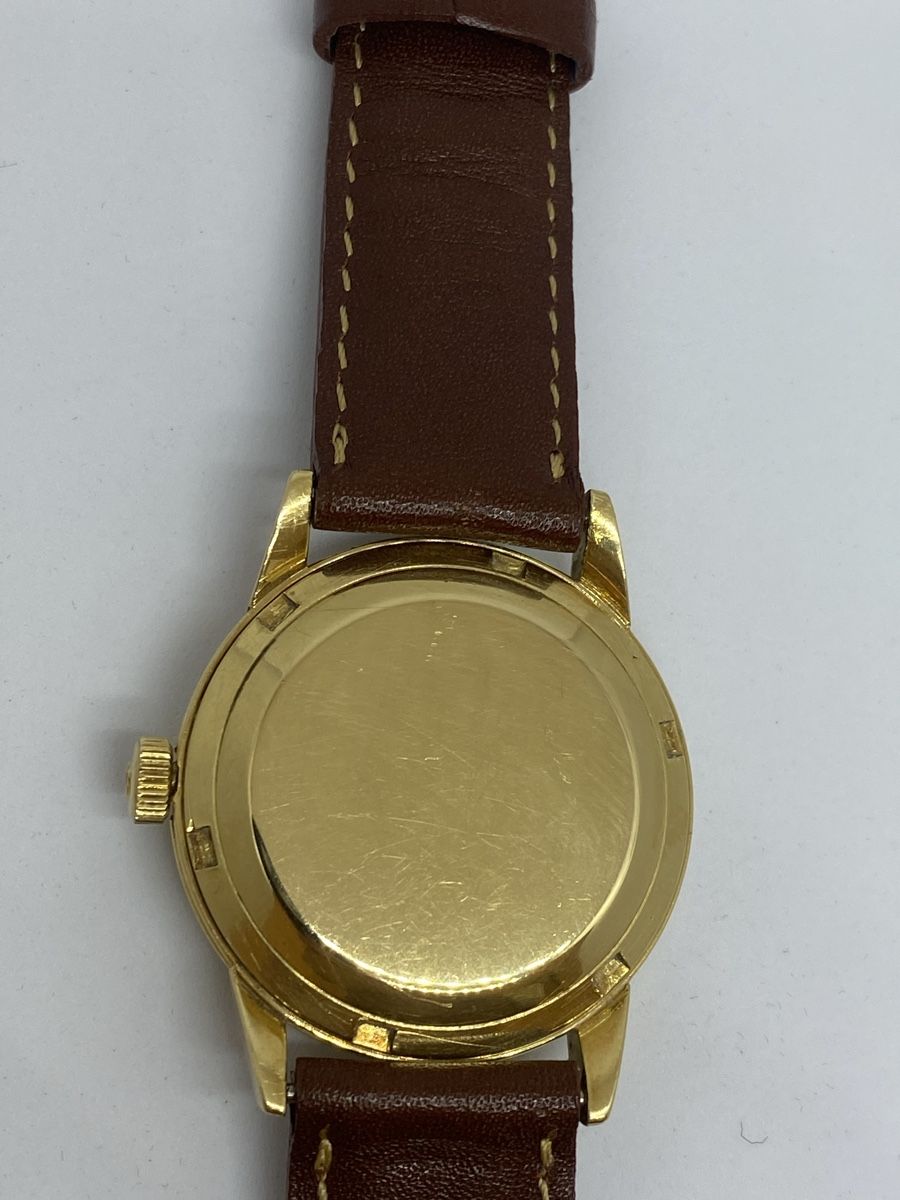 Montre Vintage Omega Seamaster Automatique Bumper Or 18 Carats