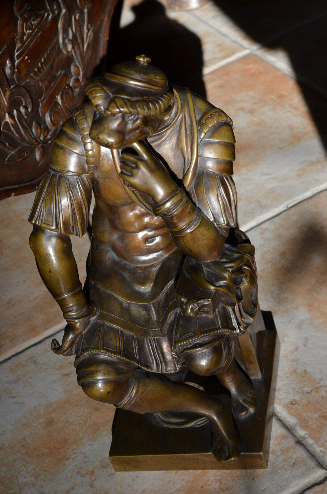 Sculpture en bronze barbedienne