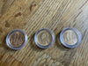 Lot de 3 pièces napoleons 20 francs or.