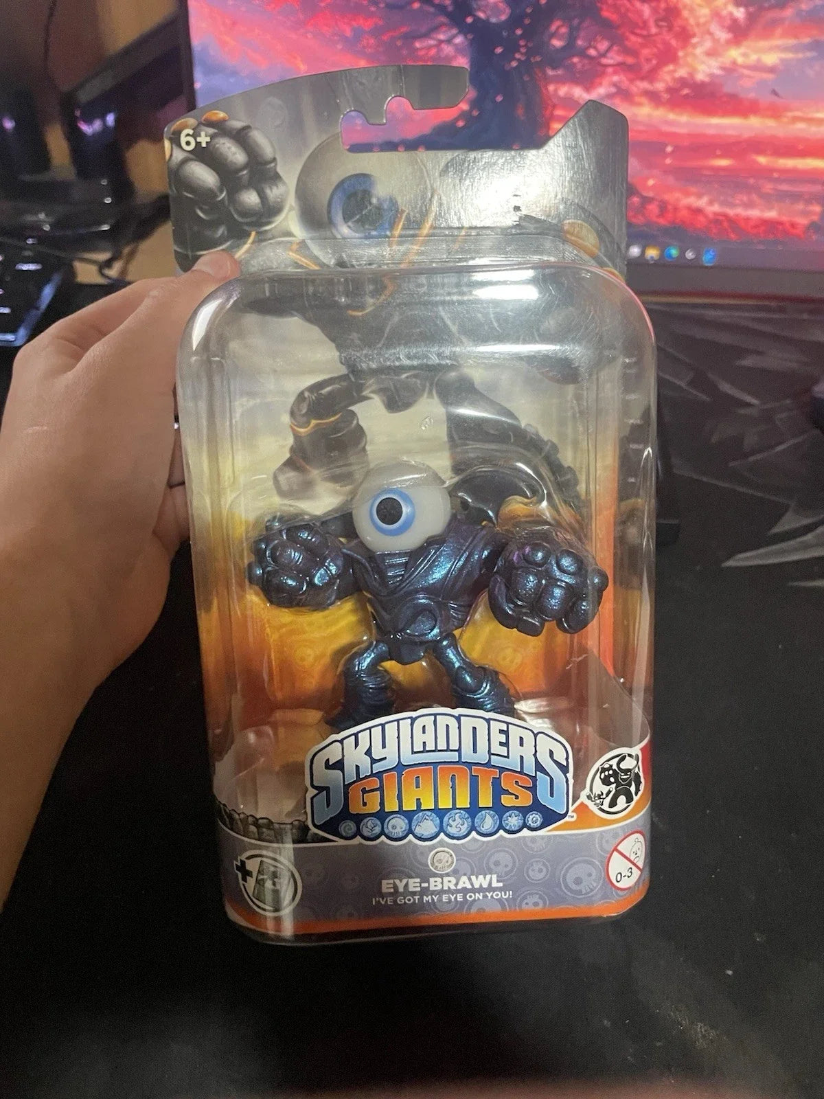 Skylanders Purple Eye Brawl Chase Variente Rare