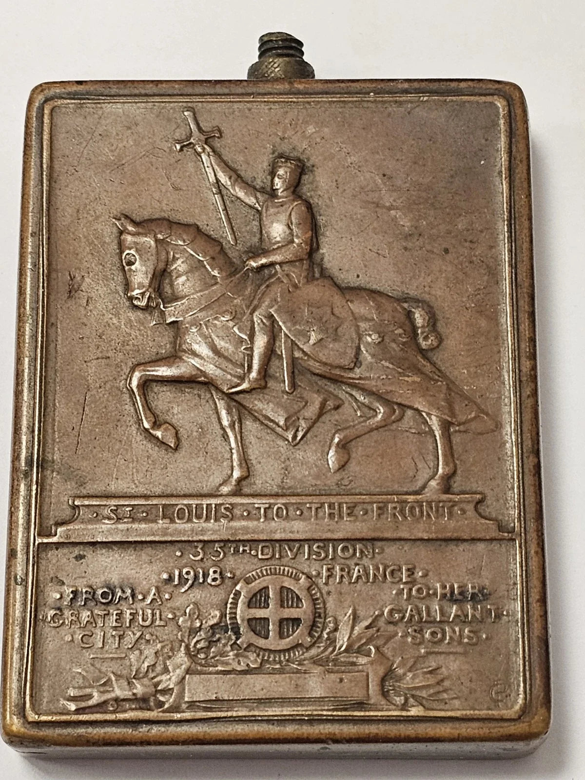 Briquet de poilu 14-18 artisanat de tranchée trench art WW1 lighter
