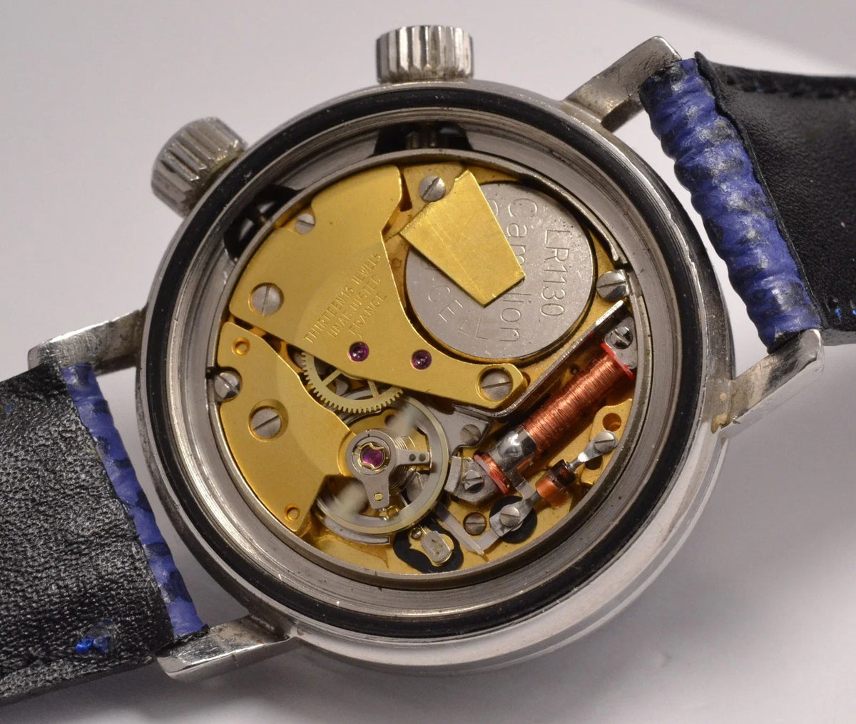 MONTRE ANCIENNE LIP NAUTIC SKI COMPRESSOR R184 1967 FRENCH STAINLESS STEEL WATCH