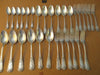 30 couverts argent massif minerve ; finements ouvragés monogrammés