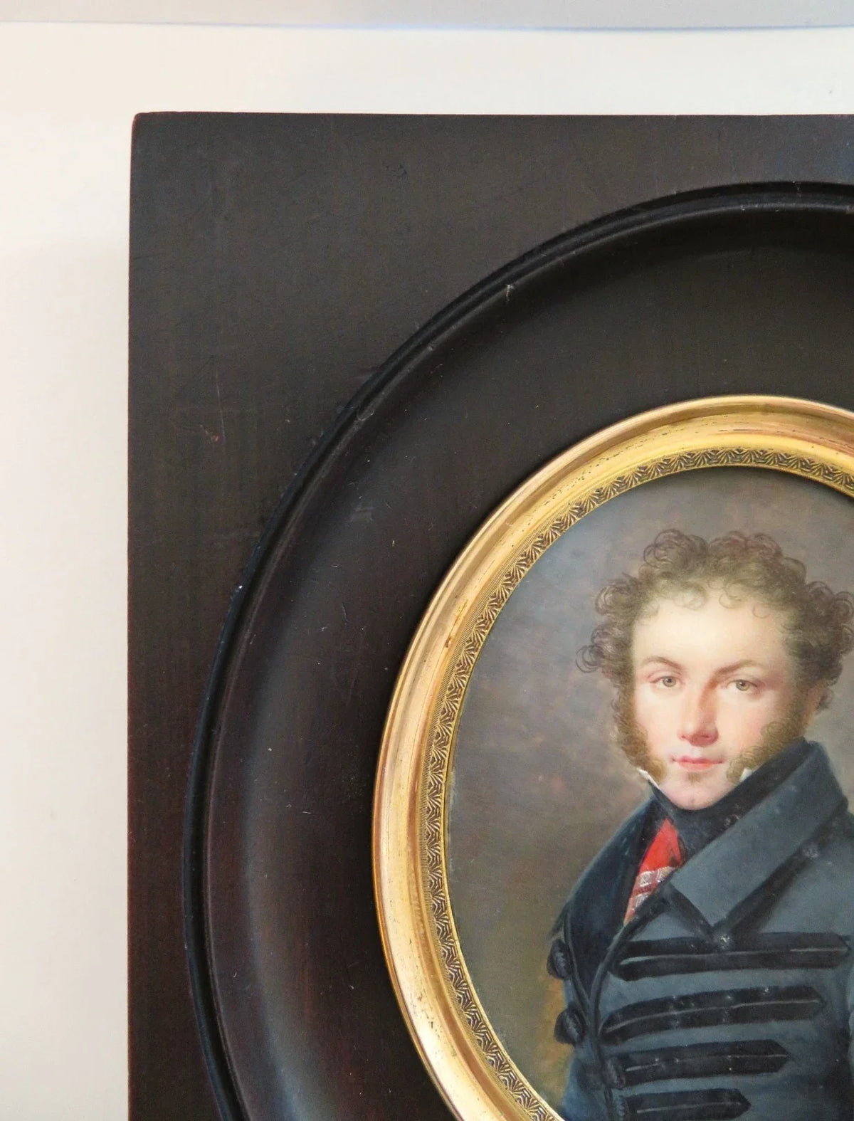 MANSION (1785-1840). Rare et belle MINIATURE signée et datée 1820.