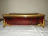 Coffret de table placage écailles style Louis XV Signé Rischmann Pau
