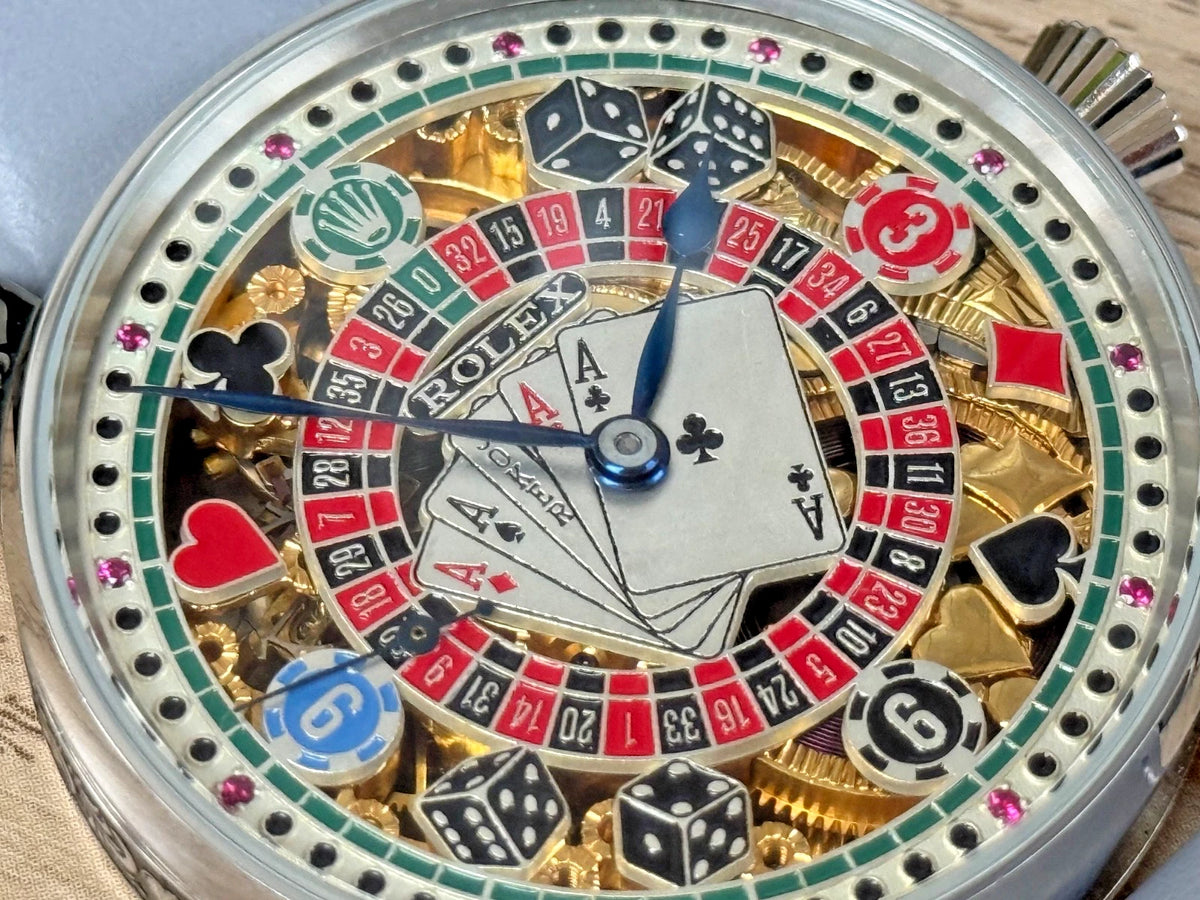 AUTHENTIQUE MOUVEMENT À LEVIER ROLEX ANNÉES 1920 DANS UN ÉTUI NEUF DE QUALITÉ, ENTIÈREMENT RÉVISÉ.