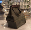 Rare et ancien sac de voyage en cuir de poupée Bleuette Jumeau