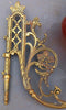 Magnifique paire de lampes , 2 x 2 toupies de piano a petrole tube verre émaillé