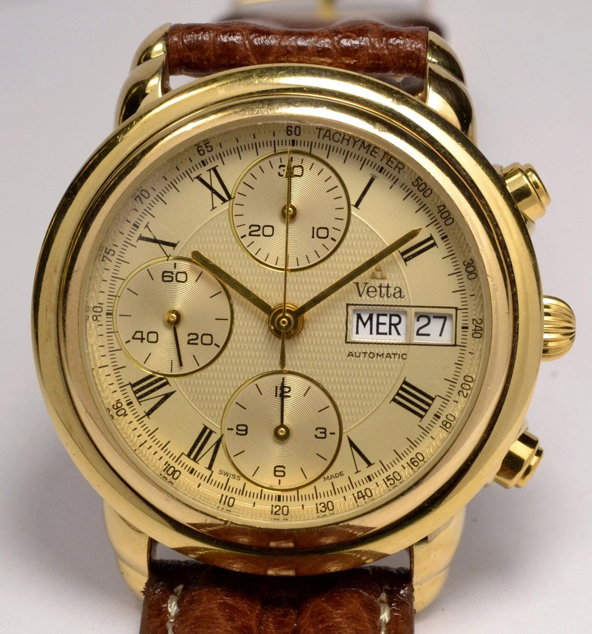 MONTRE  CHRONOGRAPHE VETTA AUTOMATIQUE ETA 7750 VINTAGE SWISS WATCH