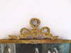 Belle MINIATURE XIXe, dans le gout du XVIIIe. Scène d'intérieur. CADRE en BRONZE