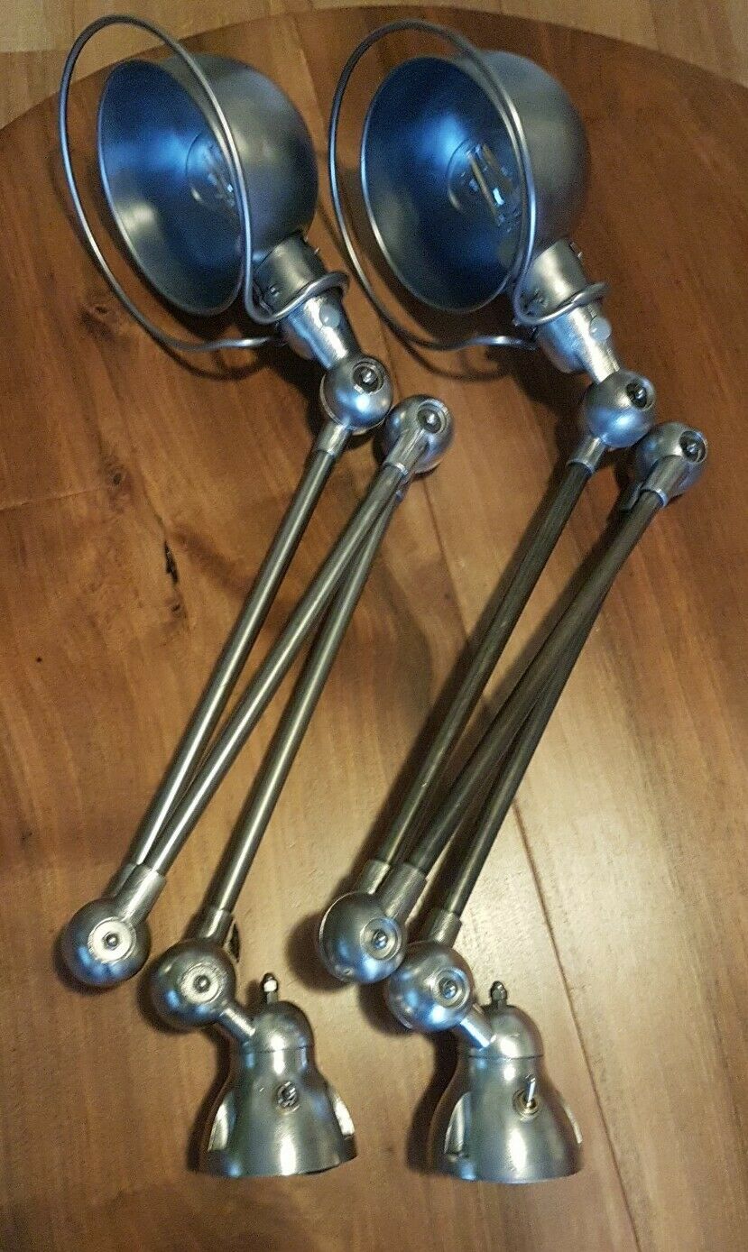 Lot 2 lampes jielde 3 bras industriel