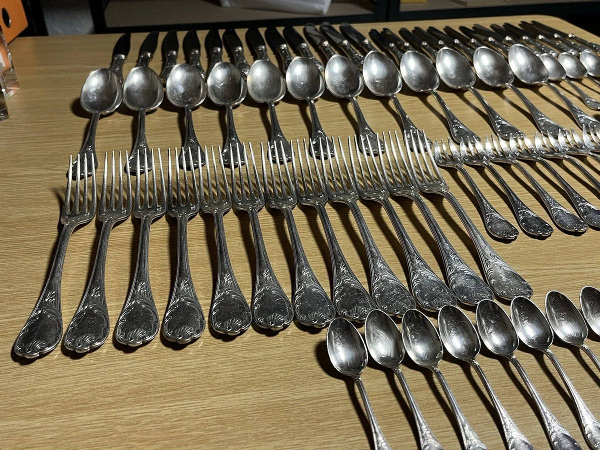 Christofle Marly - Service, Ménagère 95 Pièces Métal Argenté