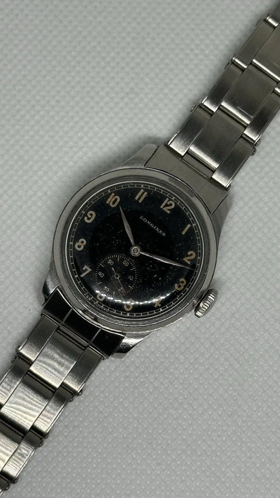 Montre militaire longines « tre-tacche » - gilt dial wwii (1940’s - 1950’s)