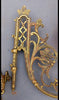 Magnifique paire de lampes , 2 x 2 toupies de piano a petrole tube verre émaillé