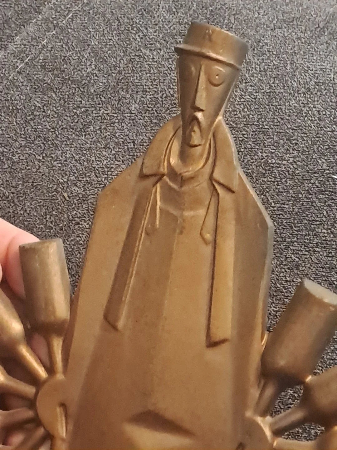 Ancienne Plaque Bronze  VINS NICOLAS collection 19ème