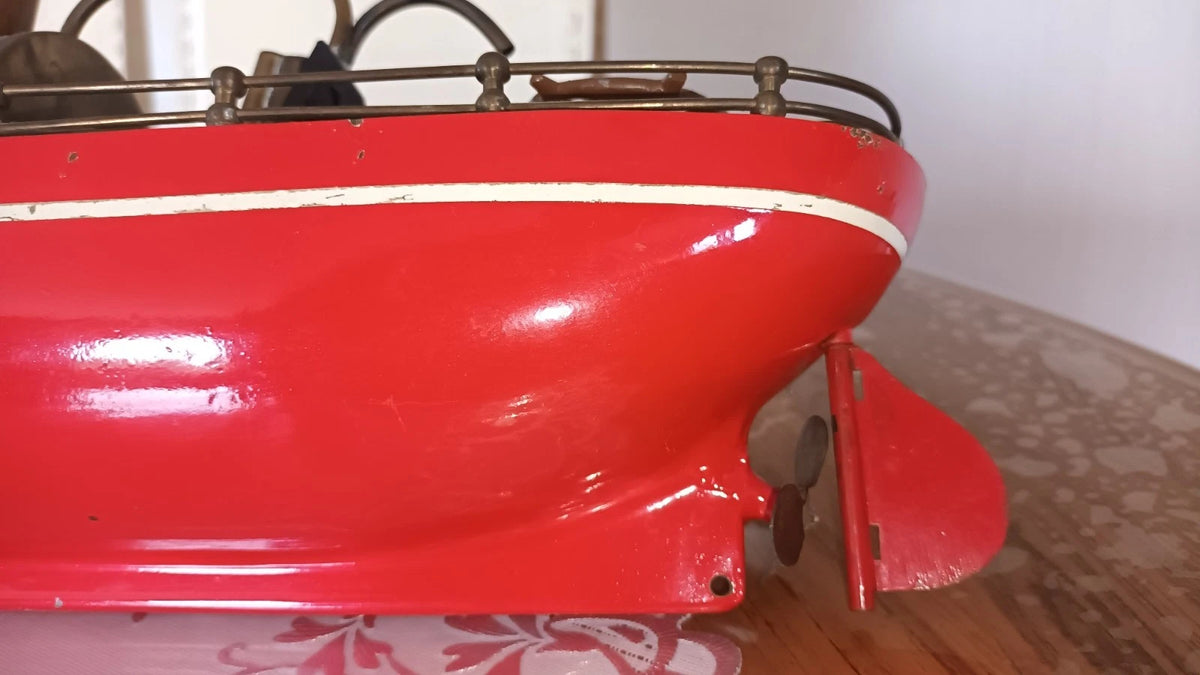JOUET ANCIEN BATEAU VAPEUR VIVE
