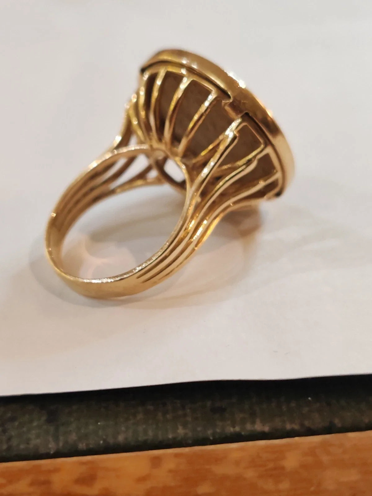 Bague ancienne en or jaune 18 carats avec un Napoléon
