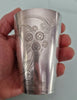 Superbe Timbale Russe Argent Massif 121 Gr Vermeil