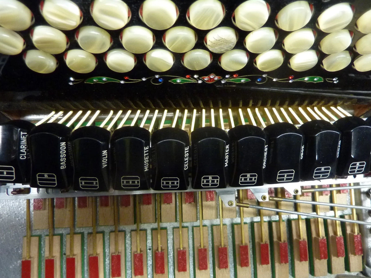 Rare et magnifique ancien accordéon diatonique FISART