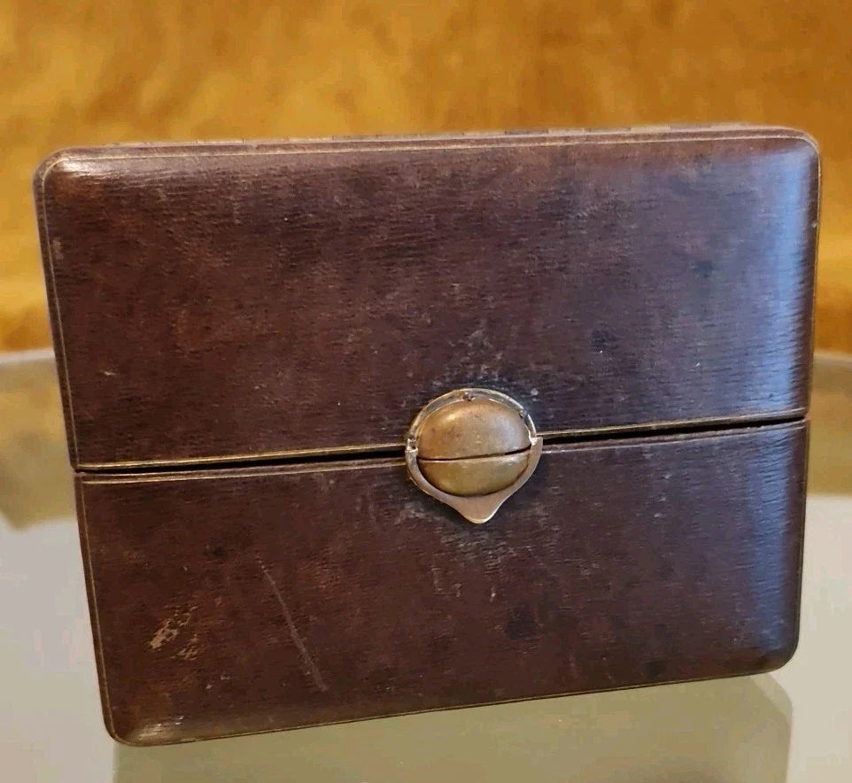 Ancien coffret à bijoux baguier époque xixe