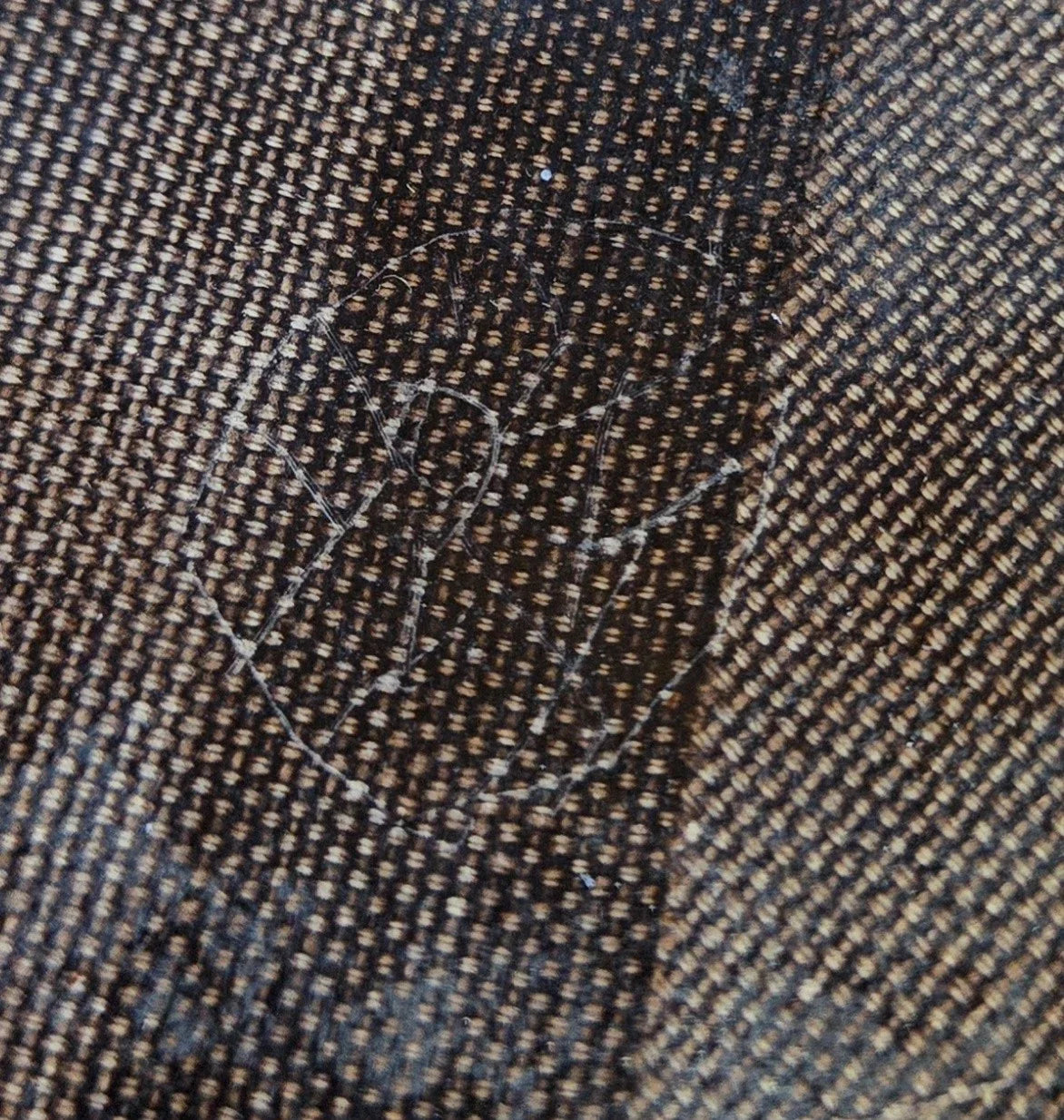 Casque US M1 ww2 de sergent à pattes fixes