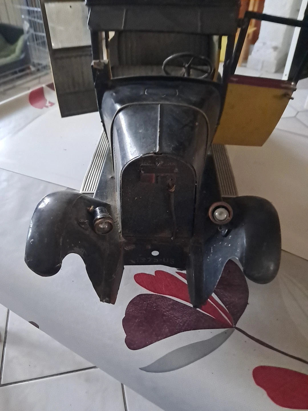 JOUET VOITURE EN TOLE AUTOMOBILE MÉCANIQUE ANDRÉ CITROËN B14 FRANCE