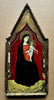 Tableau Ancien Vierge à l’Enfant Jésus Peinture Religieuse Retable Renaissance