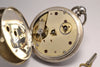 MONTRE GOUSSET ARGENT 3 AIGUILLES 12H ET 24H VINTAGE 1890 POCKET WATCH