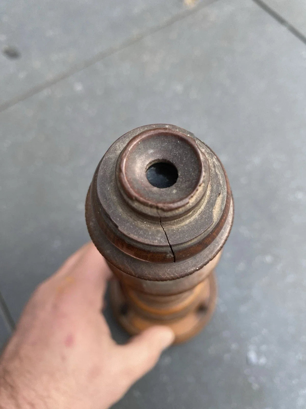 Ancien microscope en bois nuremberg époque xviiieme