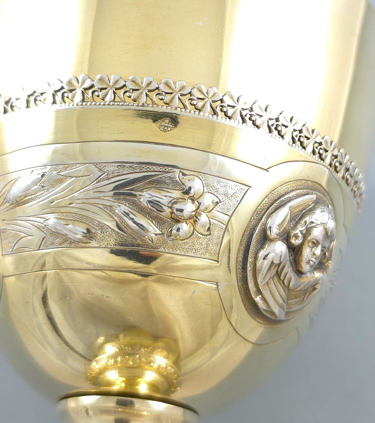 Calice en vermeil Argent massif-Demarquet Frères du 19ème siècle
