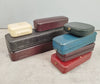 Lot de 8 boites ecrin rangement bijoux montres bijouterie joaillerie velour e44