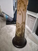 Vase en patte de verre signée gallé