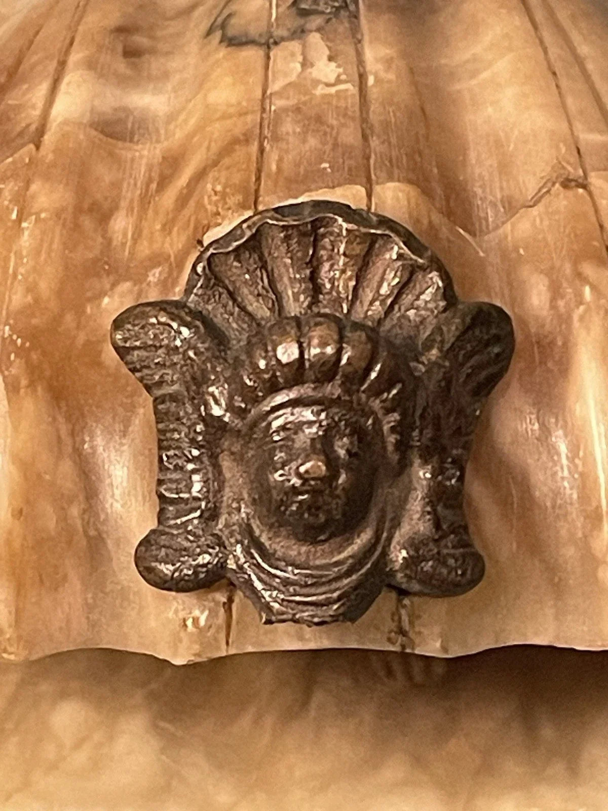 Sculpture 19ème XIXème Albâtre Grand Tour Angelot Putto Coquille Collection Rare