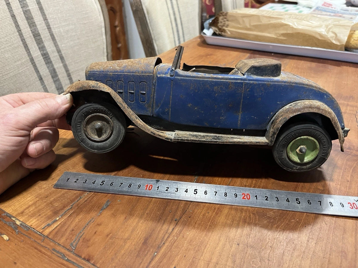 JOUET VOITURE EN TOLE AUTOMOBILE MÉCANIQUE ANDRÉ CITROËN