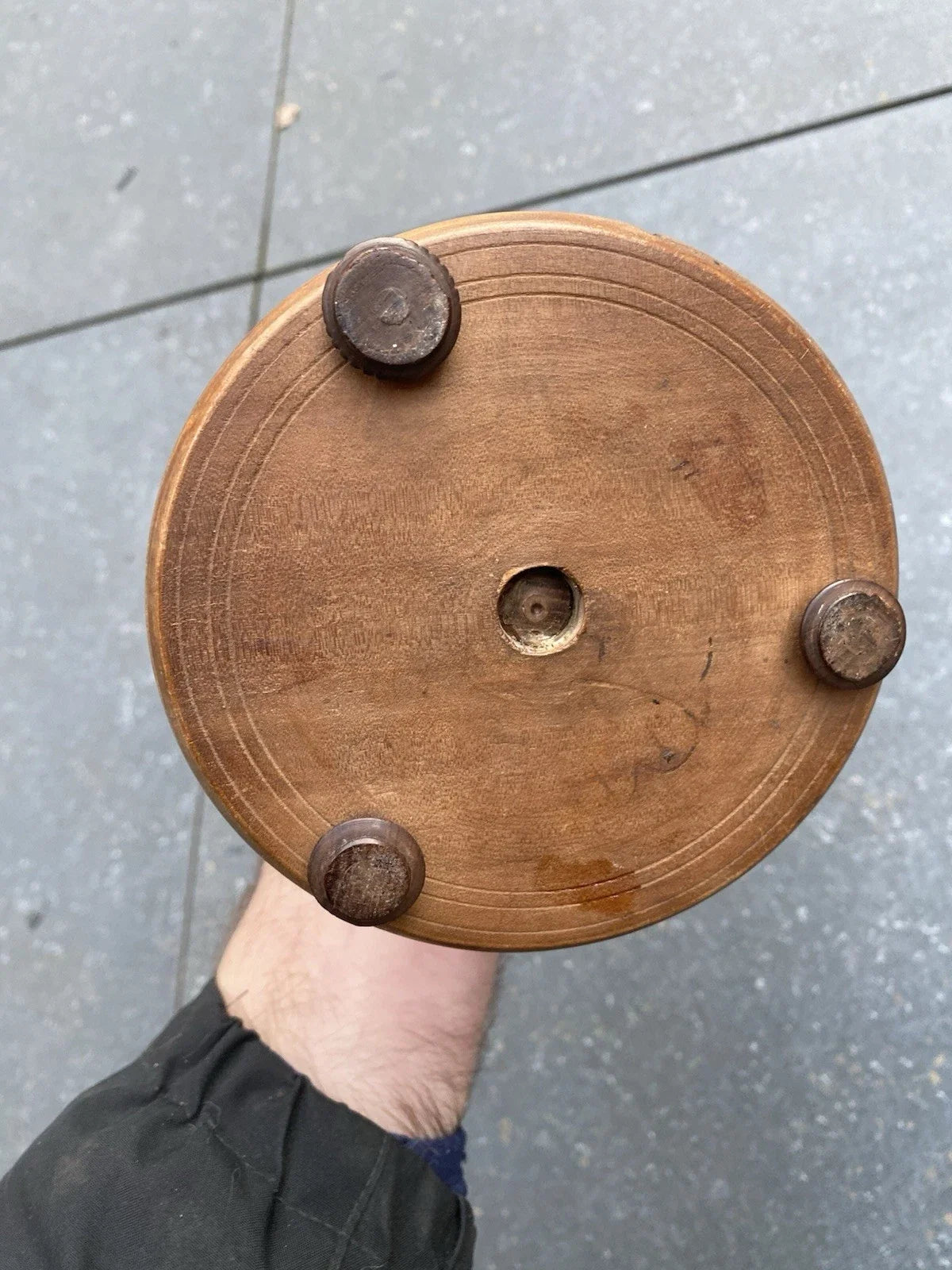 Ancien microscope en bois nuremberg époque xviiieme