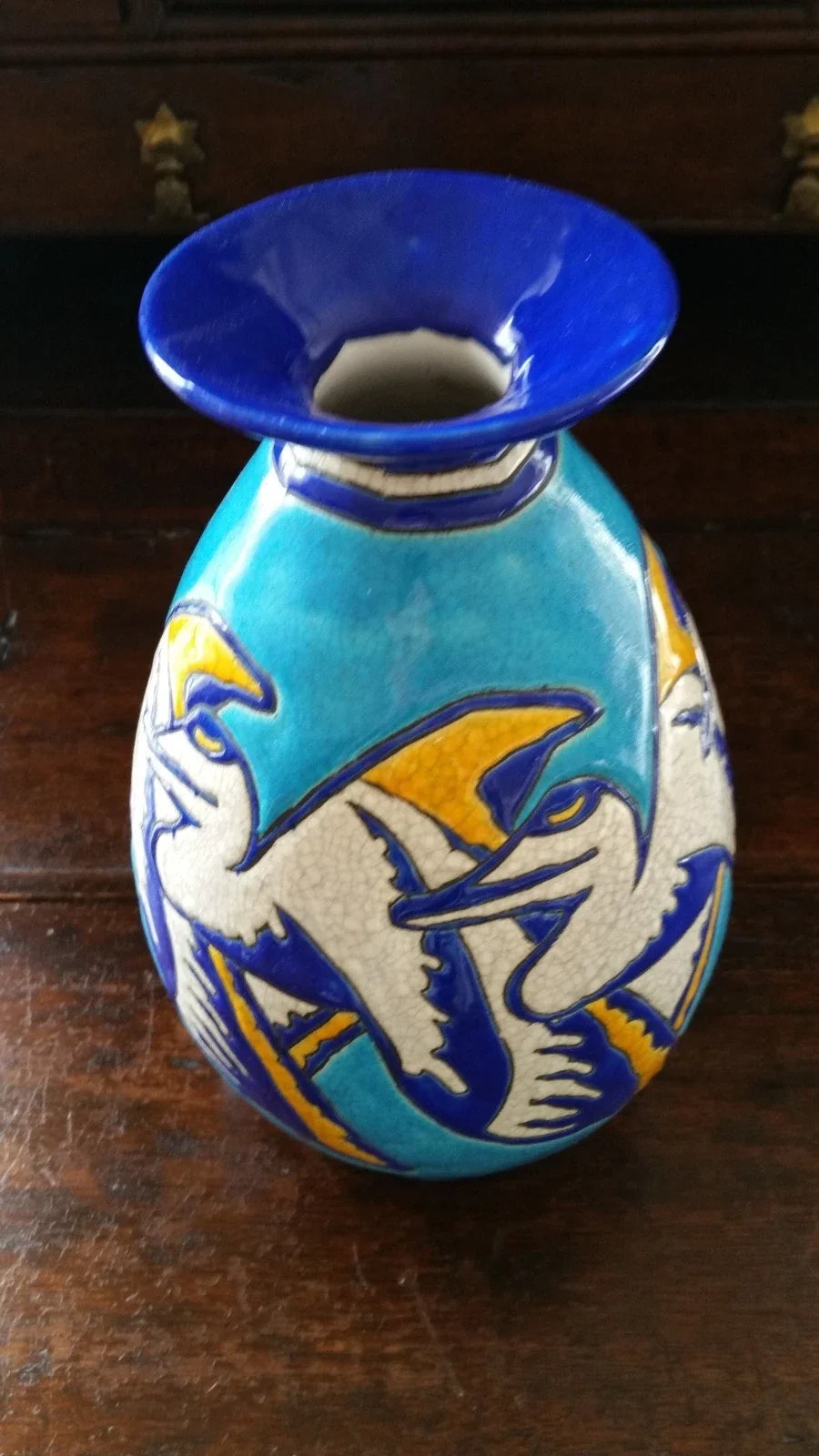 Vase art déco Charles Catteau, Boch, Keramis