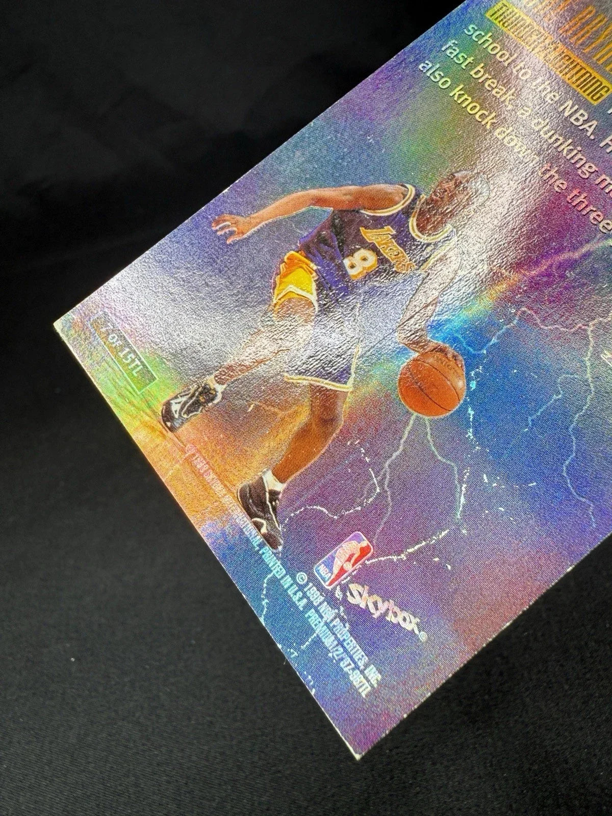 Skybox kobe bryant 1997 « thunder & lightning » premium 2ème année rc 7  15