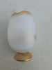 Rare Ancien Petit Vase Daum Nancy Gardeuse D Oies Verre Givré. Bordé D Or.