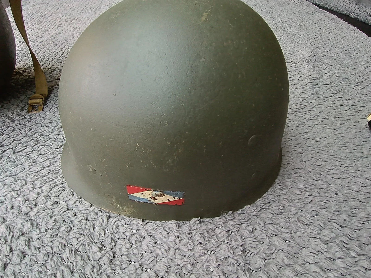 Casque Us M1 Armee Libération débarquement de Provence Troupe d'Afrique WW2