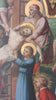 tableau, Huile sur PANNEAU ZINC , Scène Religieuse , Descente De Croix , 19eme