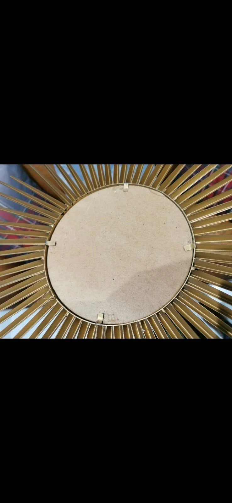 MIROIR OEIL SORCIERE VINTAGE SIGNE CHATY VALLAURIS POILLERAT SUNBURST MIRROR XX