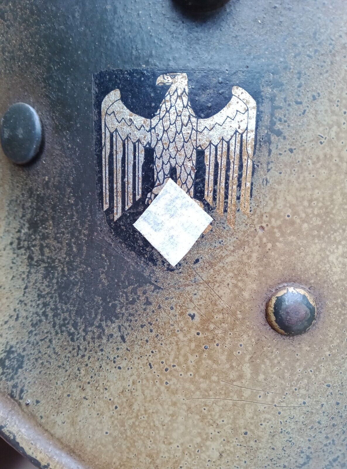 casque Allemand batterie côtière Normandie