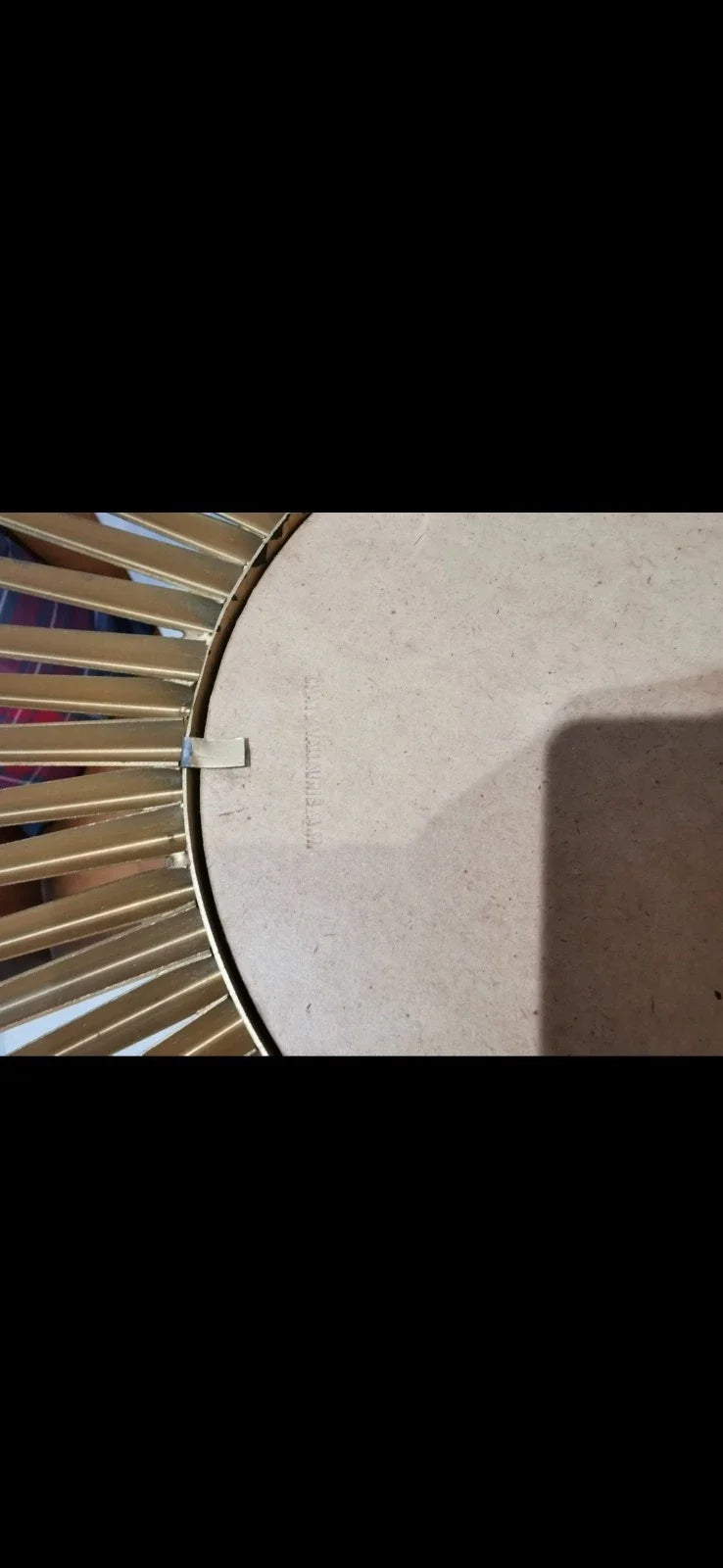 MIROIR OEIL SORCIERE VINTAGE SIGNE CHATY VALLAURIS POILLERAT SUNBURST MIRROR XX
