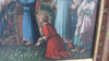 tableau, Huile sur PANNEAU ZINC , Scène Religieuse , Descente De Croix , 19eme