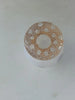 Rare Ancien Petit Vase Daum Nancy Gardeuse D Oies Verre Givré. Bordé D Or.